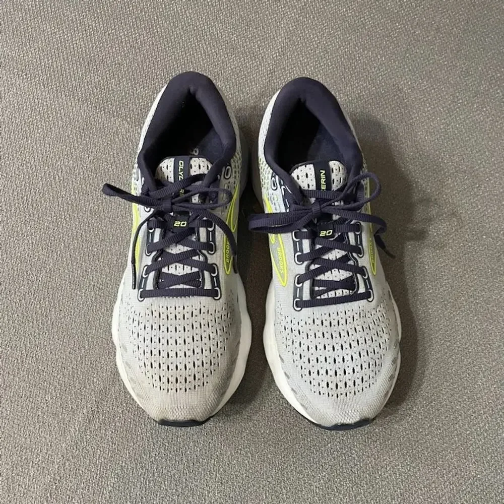 Brooks Womens Glycerin 20 Neutral Running Shoe - Light Blue Peacoat Nightlife 11